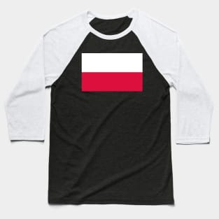 Flag of Poland Baseball T-Shirt